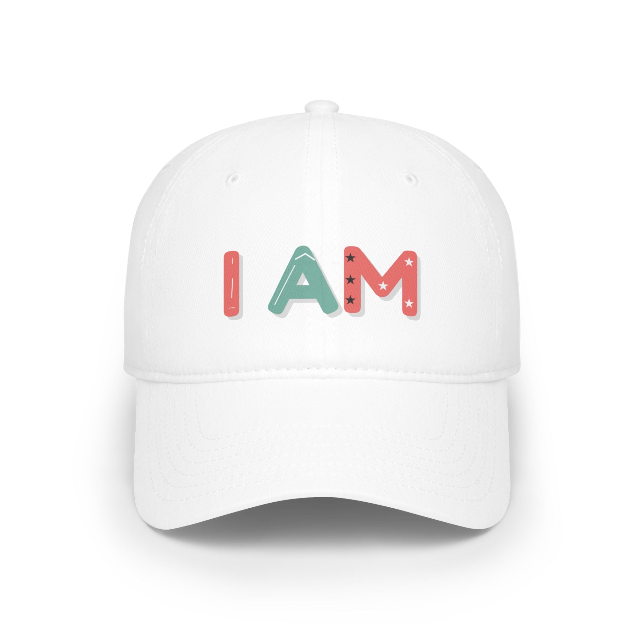 I AM Statement Low Profile Baseball Cap for Self-Expression